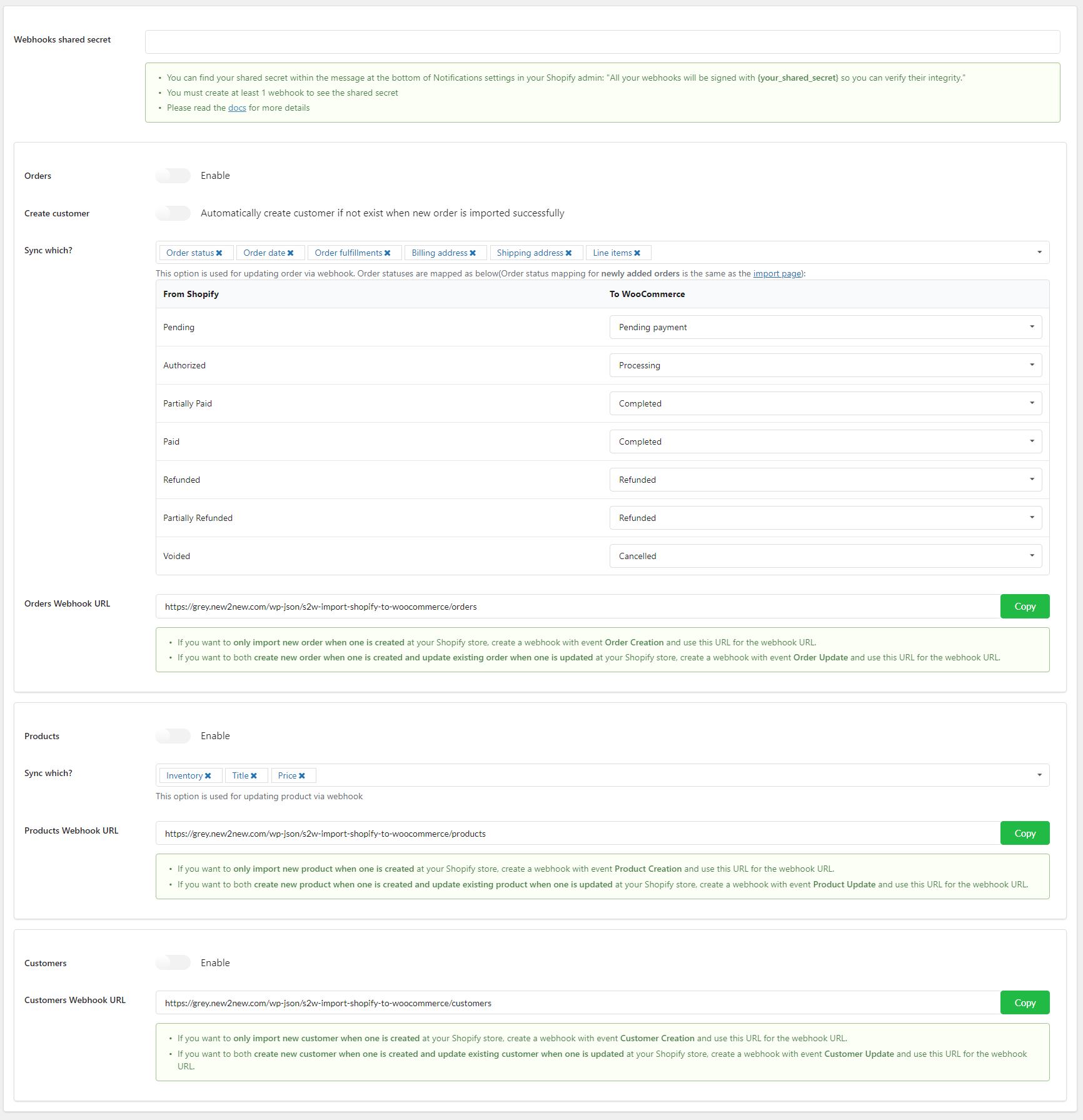 Automatically importing  Orders